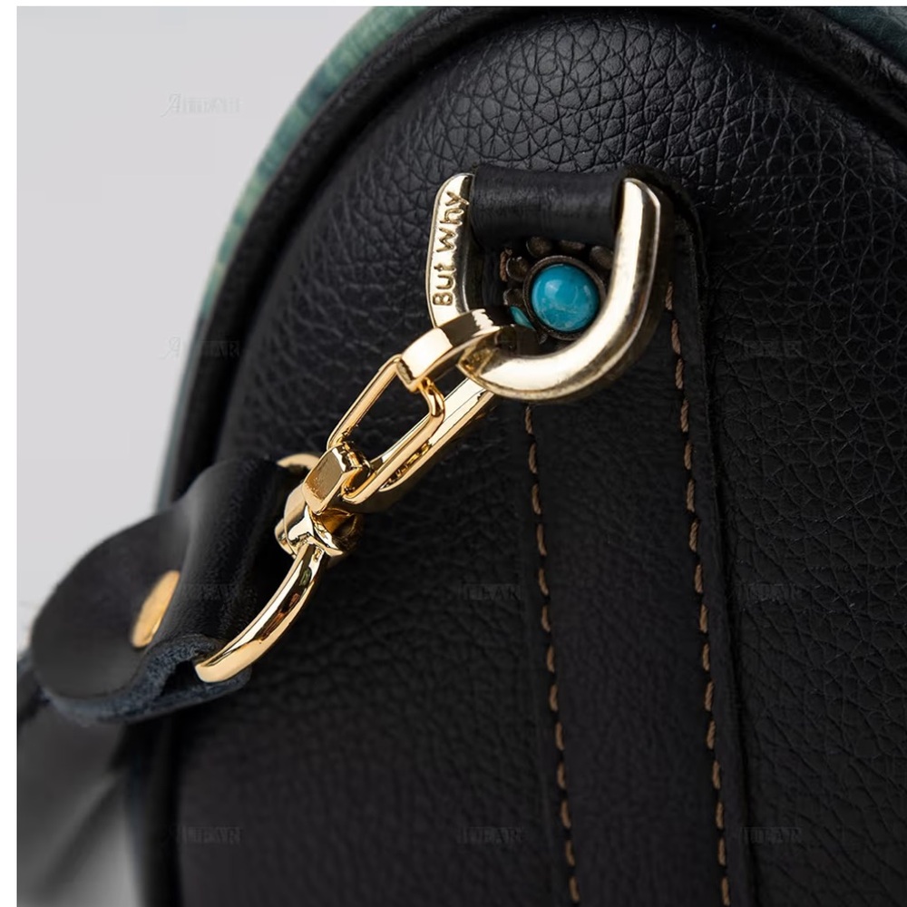 Leather Replacement Handles Purses Straps Black H… - image 8